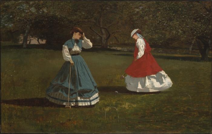 Winslow Homer A Game of Croquet oil painting image